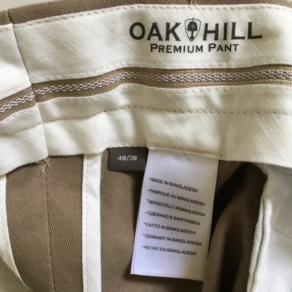 Oak Hill men's premium pant.NWT. Size 48x28. - Picture 7 of 13